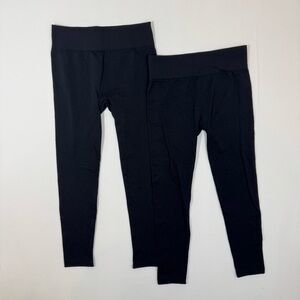 Lemon Warm‎ Thermo Leggings Set of 2 Black S Base Layer Winter Outdoor Sport